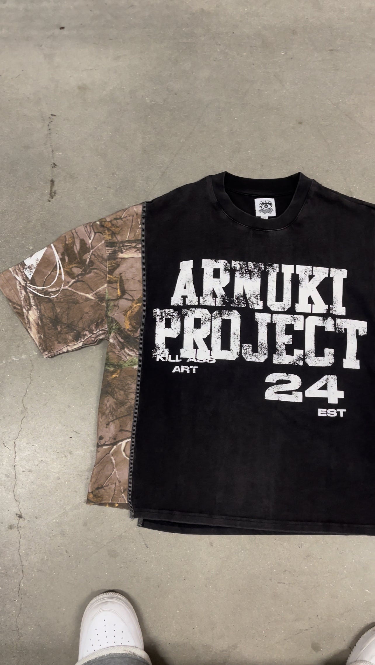 Arnuki Project Streetwear Cropped Boxy Tee