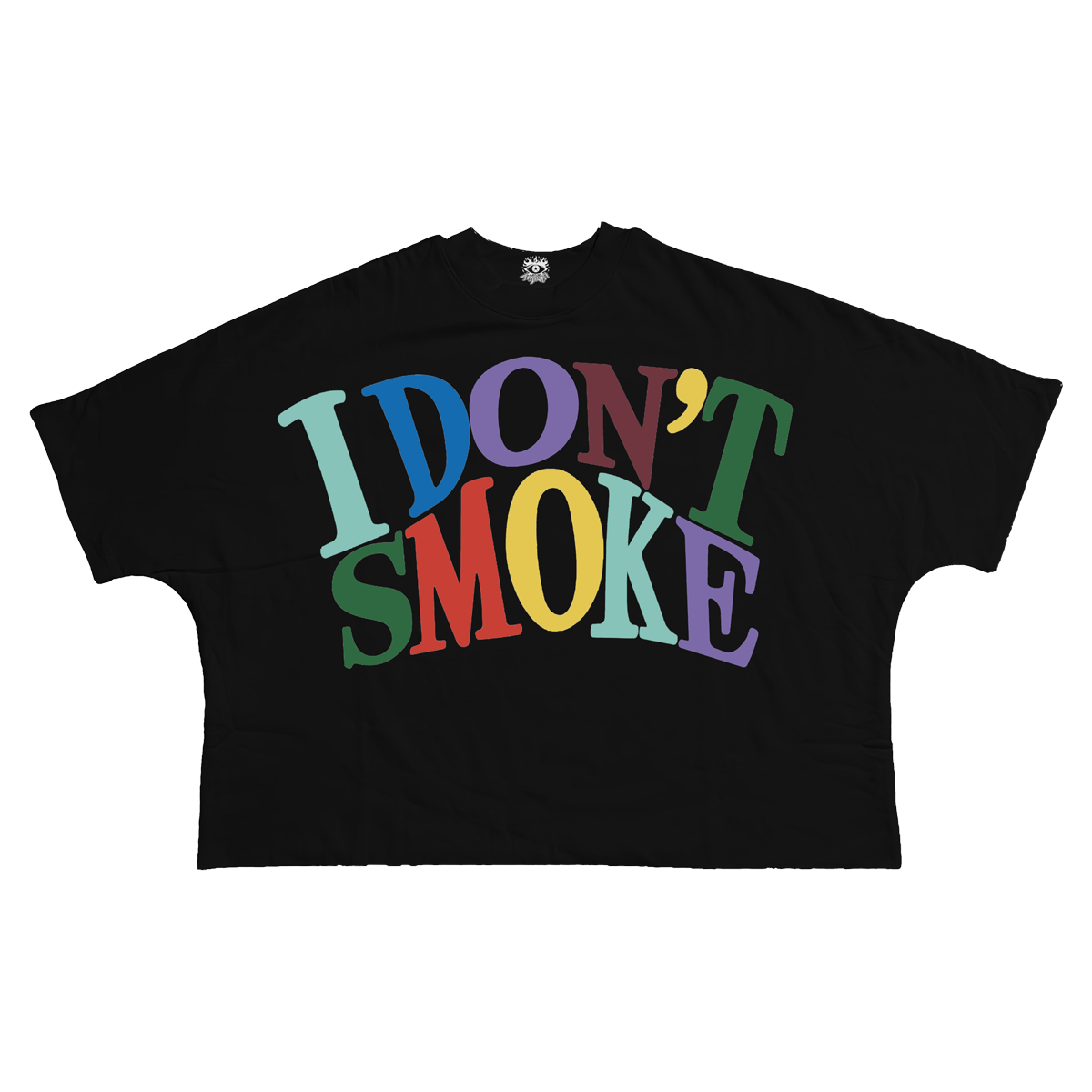 I Don't Smoke Streetwear Cropped Boxy Tee