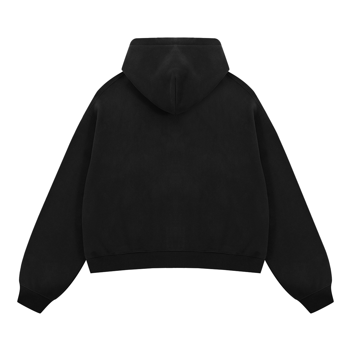 NFS2 Zip Up Cropped Boxy Hoodie