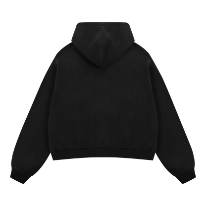 NFS2 Zip Up Cropped Boxy Hoodie