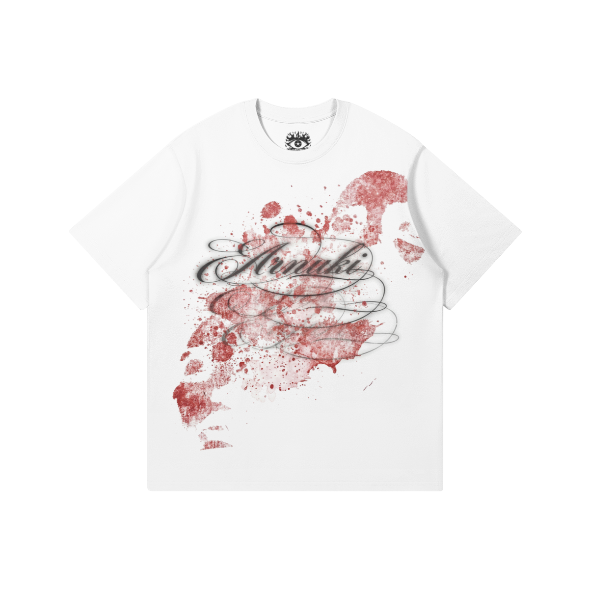 Wounded Tee Streetwear Unisex Regular Fit Crew Neck T-shirt 220GSM Graphic Y2K Unisex by ArnukiClothing