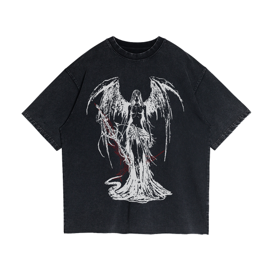 Fallen Angel Garment Dyed Streetwear Tee