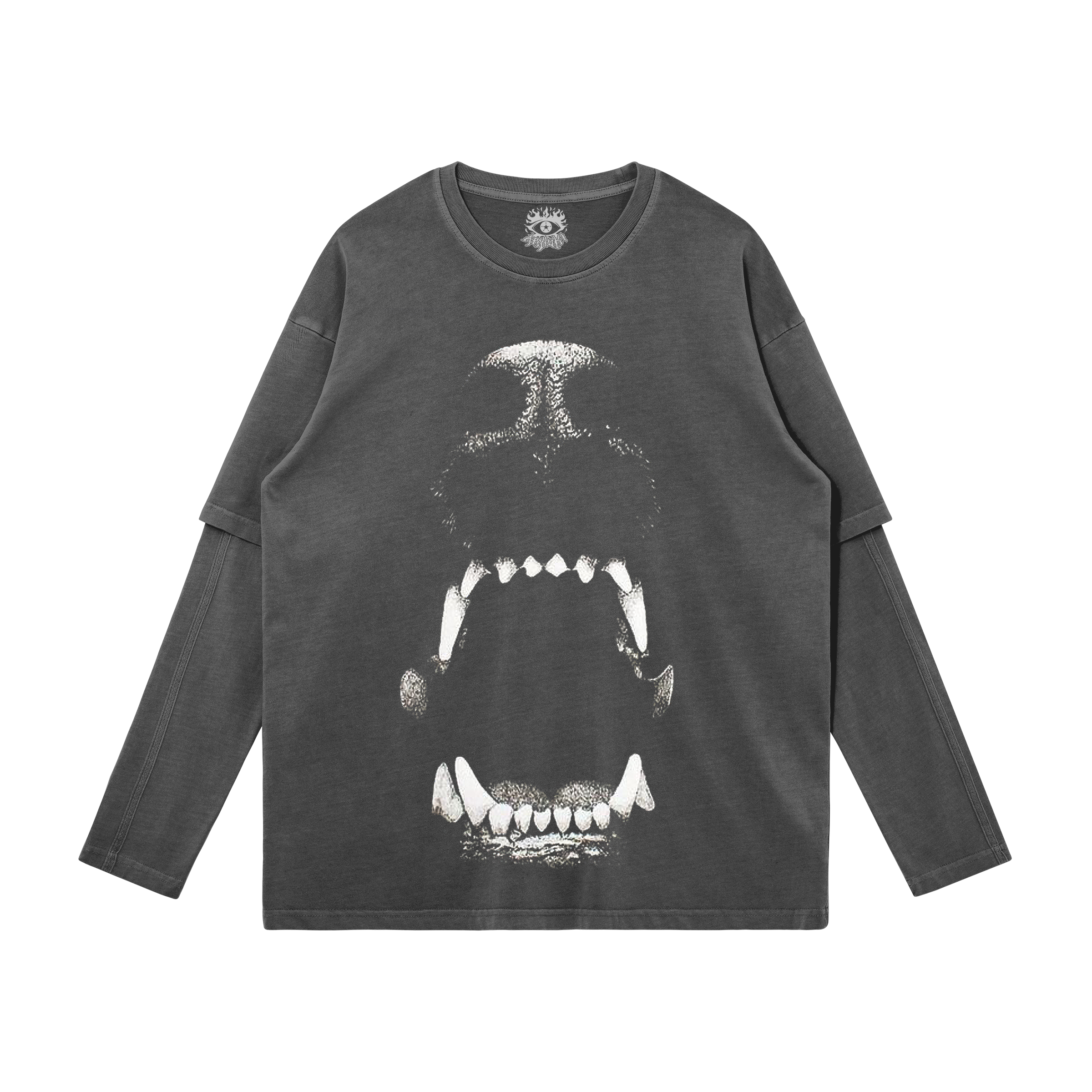 Dog Bite Streetwear Long Sleeve Tee by ArnukiClothing