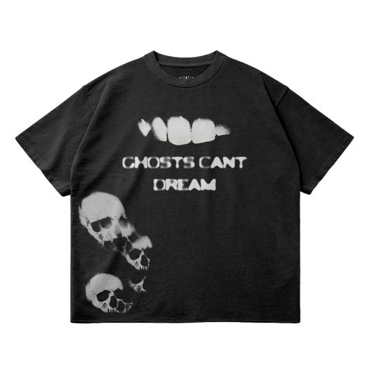 Ghosts Cant Dream Garment Dyed Streetwear Tee