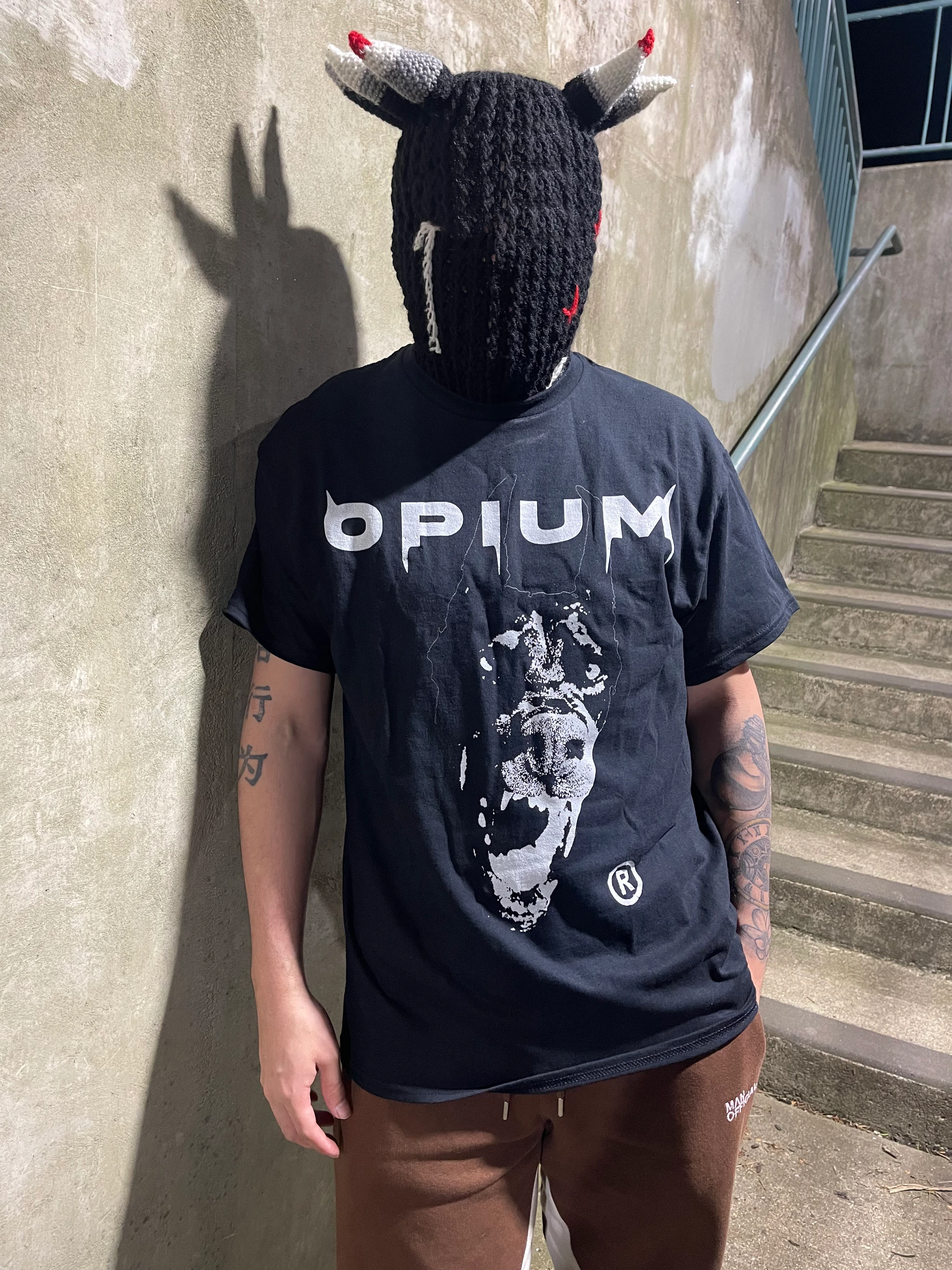 Opium Dobermann Streetwear Tee by ArnukiClothing