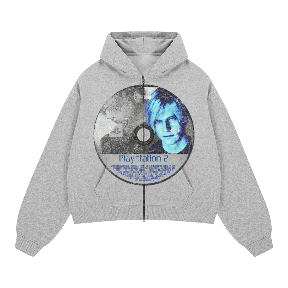 Resident Evil Zip Up Cropped Boxy Hoodie