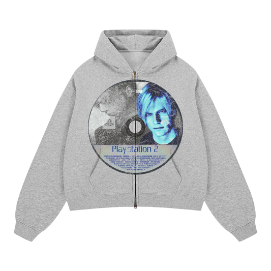 Resident Evil Zip Up Cropped Boxy Hoodie