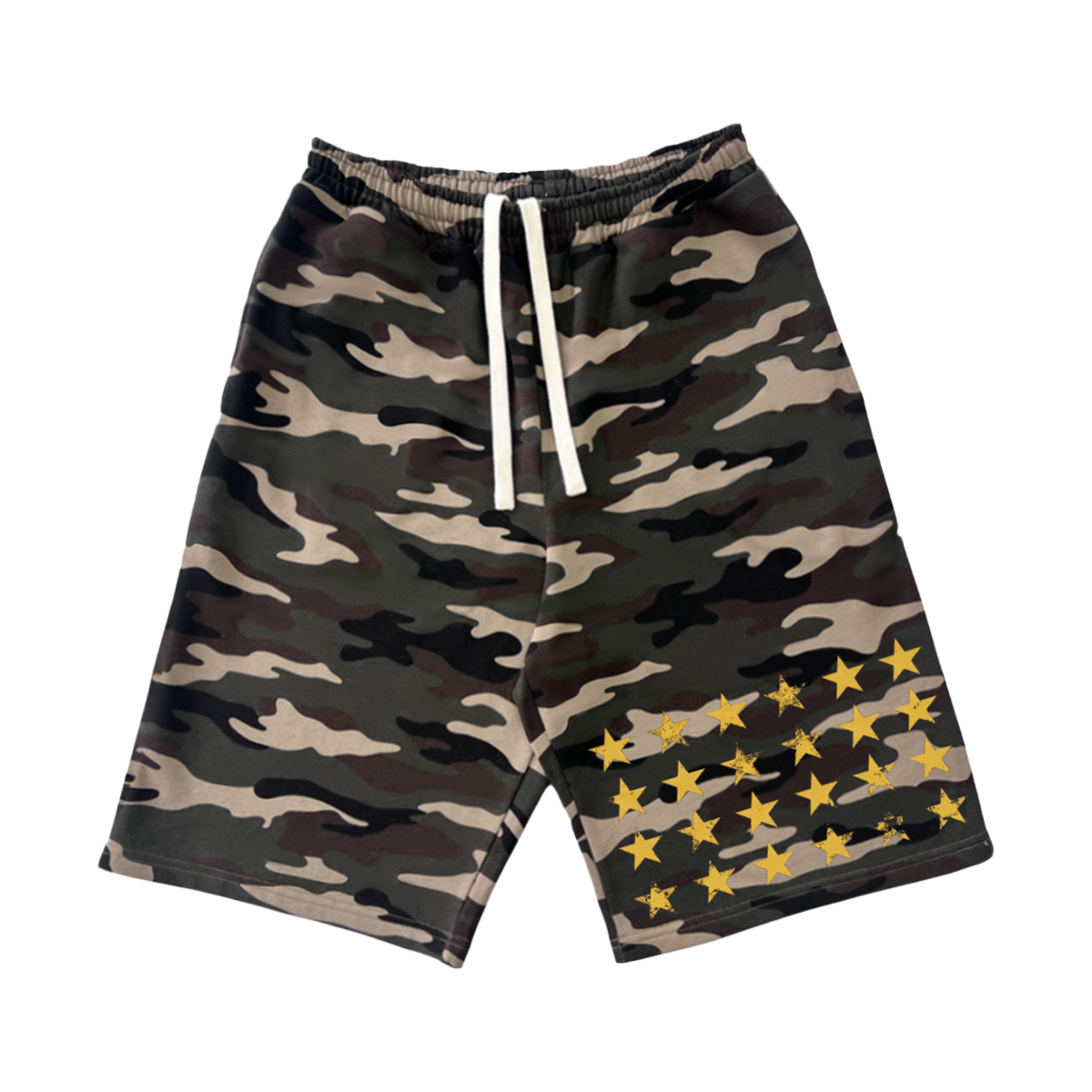 Reality Is A Glitch Streetwear Camo Shorts 420GSM