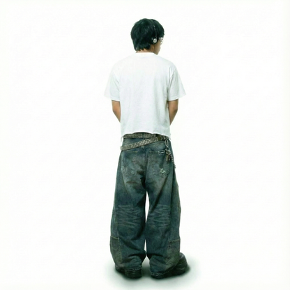 Iphone Gen 5 White Distressed Hem Washed Shirt