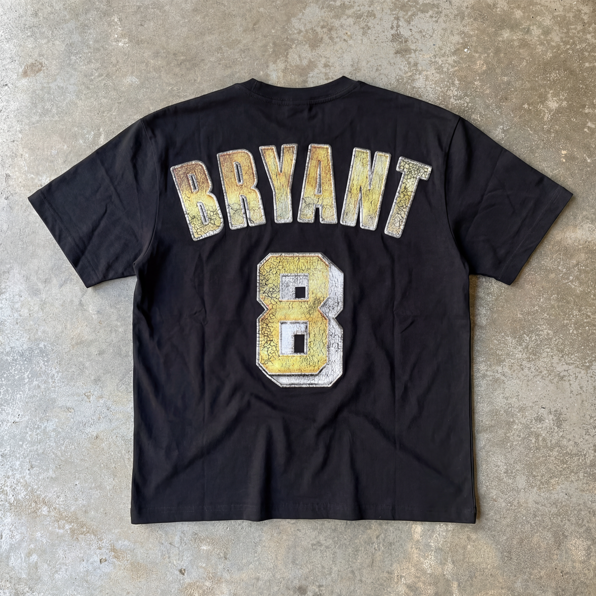 Basketball Black Tee Streetwear Graphic Shirt Cotton 220GSM Y2K Unisex Lakers Kobe