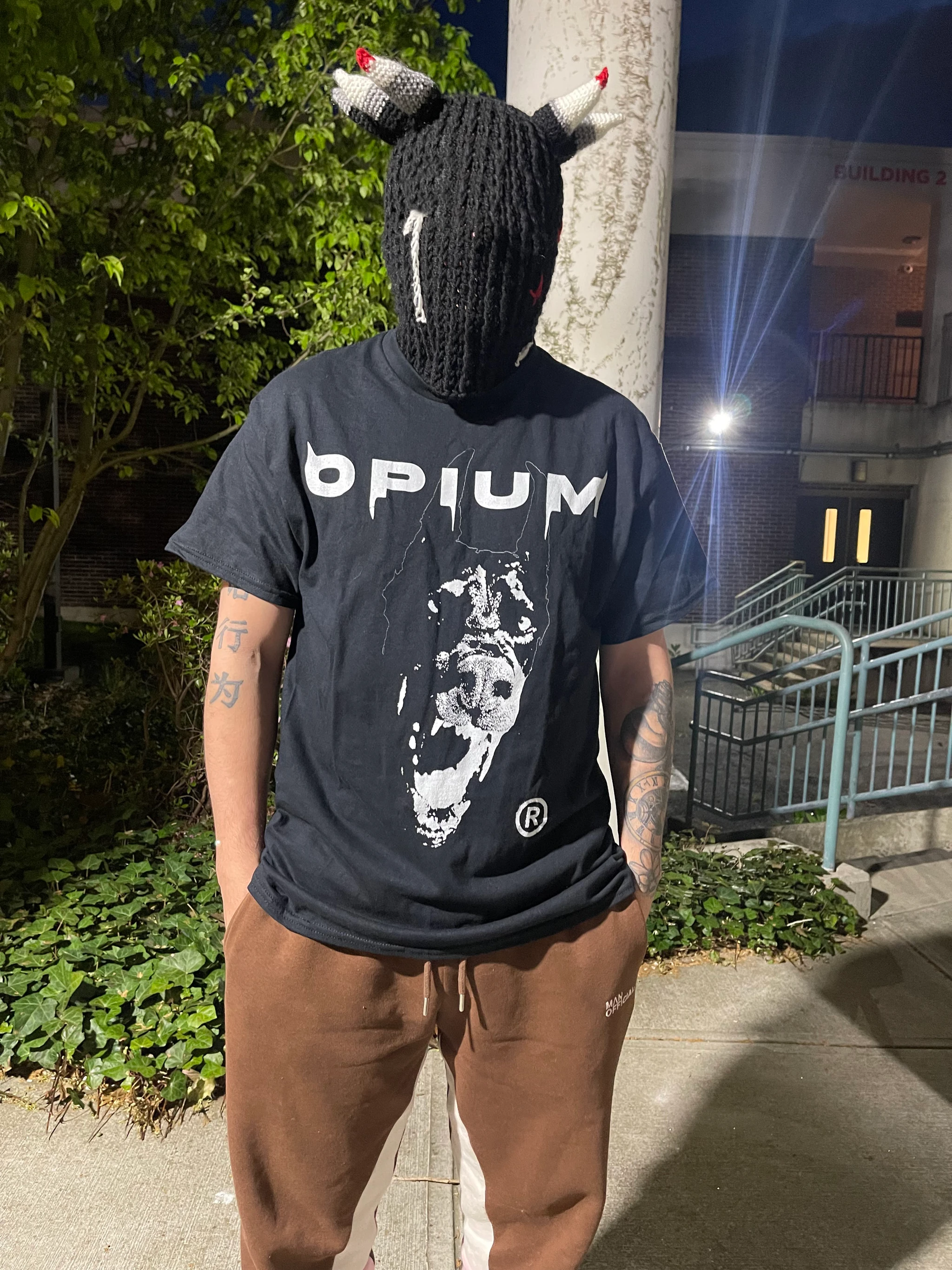 Opium Dobermann Streetwear Tee by ArnukiClothing