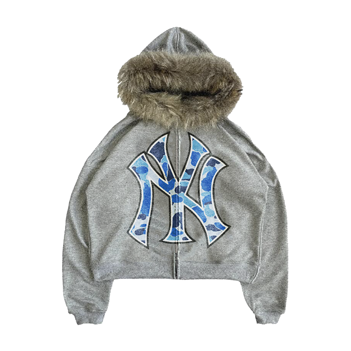 Blue Yankee Fur Coat