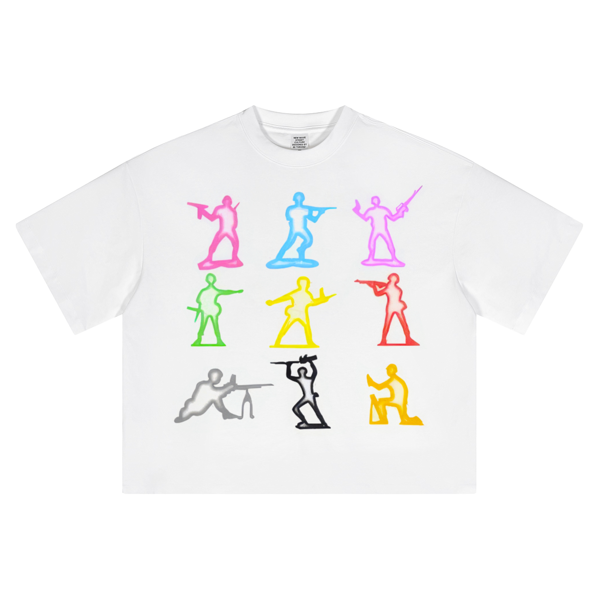 Toy Soldiers Cropped Boxy Streetwear Shirt