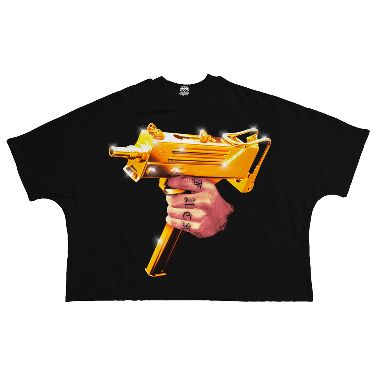 Uzi Streetwear Cropped Boxy Tee by ArnukiClothing